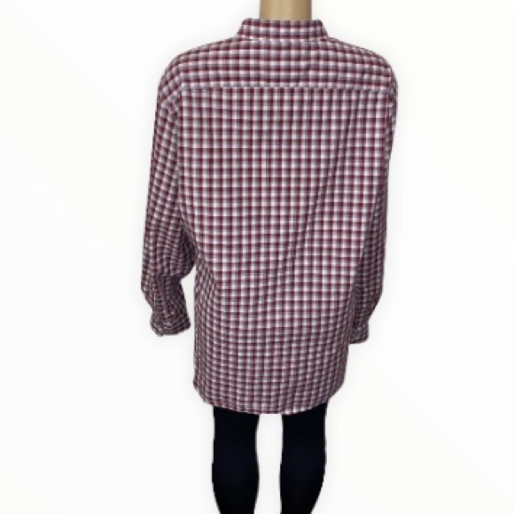 Old Navy Shirt The Classic Plaid Slim Fit Casual multi colored size XXL - Picture 5 of 10